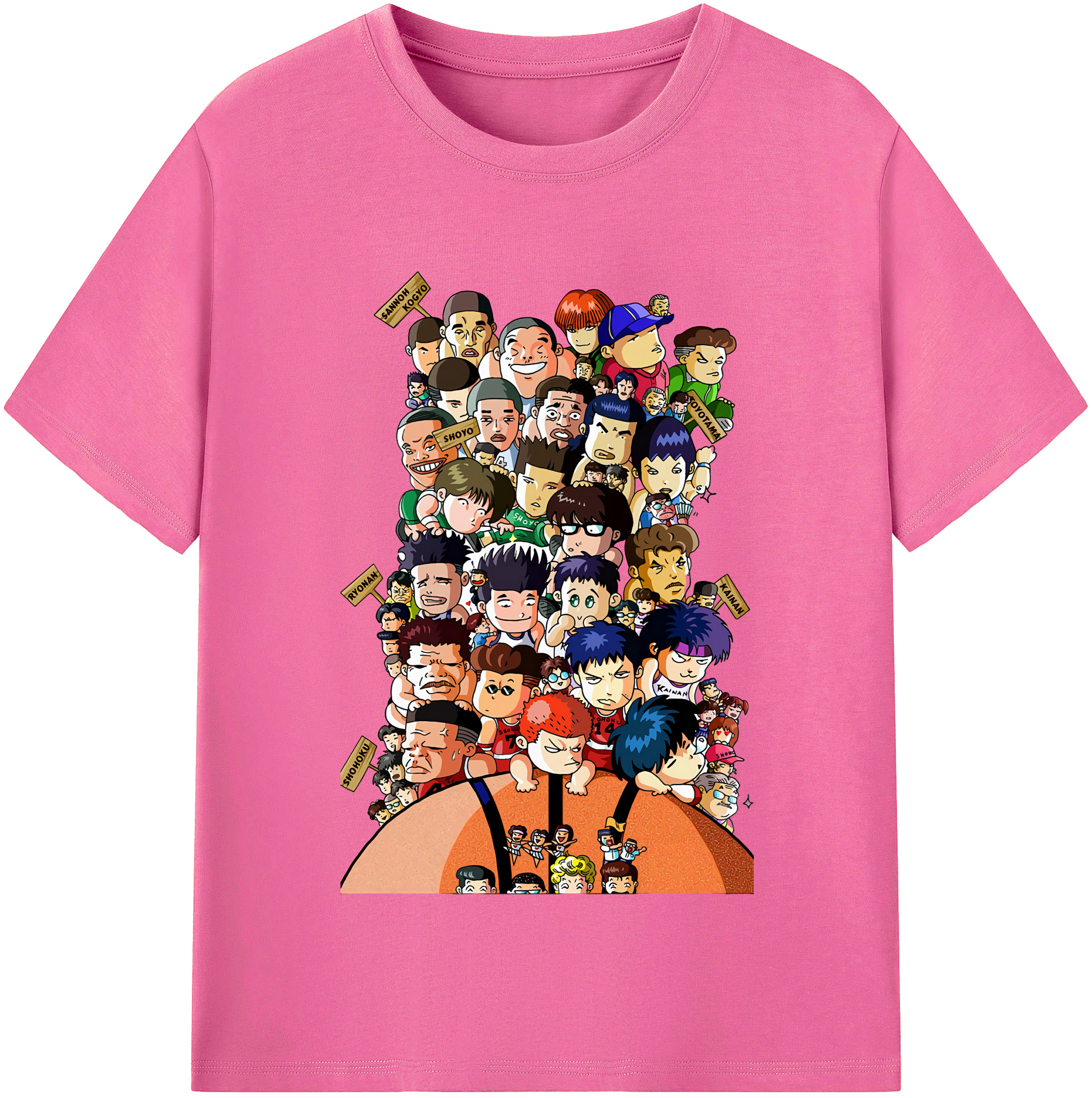 （画像用） SLAM DUNK／スラムダンク レディースカジュアルプリントTシャツ（綿100％）